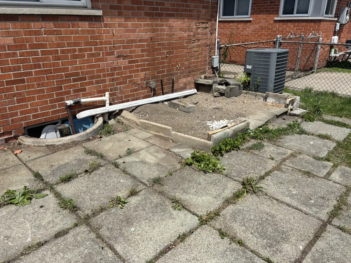 Backyard debris hauled out in a single trip